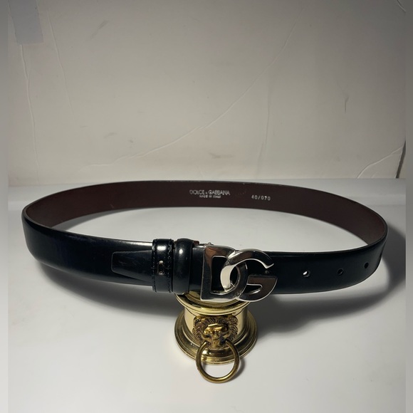 DOLCE  GABANA patent leather belt - Black DOLCE GABANA size 40 main image 9